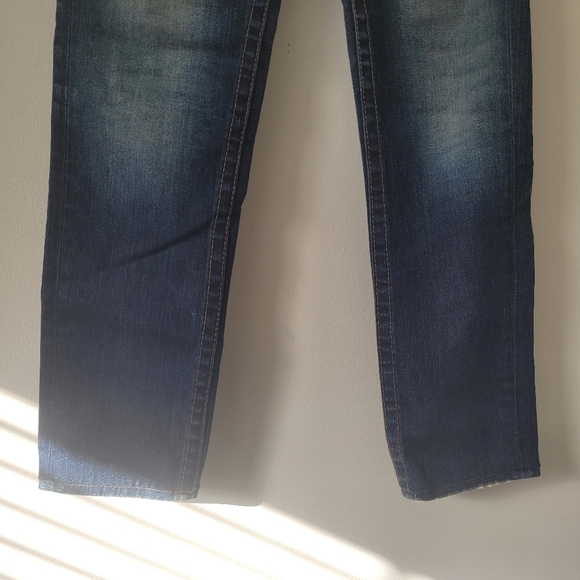 True Religion Low Rise Straight Leg Jeans Size 27 - Picture 3 of 14